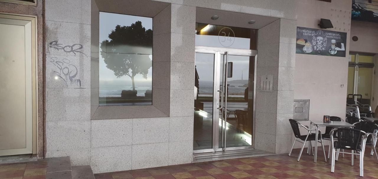Ferienwohnung Vivienda Con Increibles Vistas A La Playa De Riazor A Coruña Exterior foto