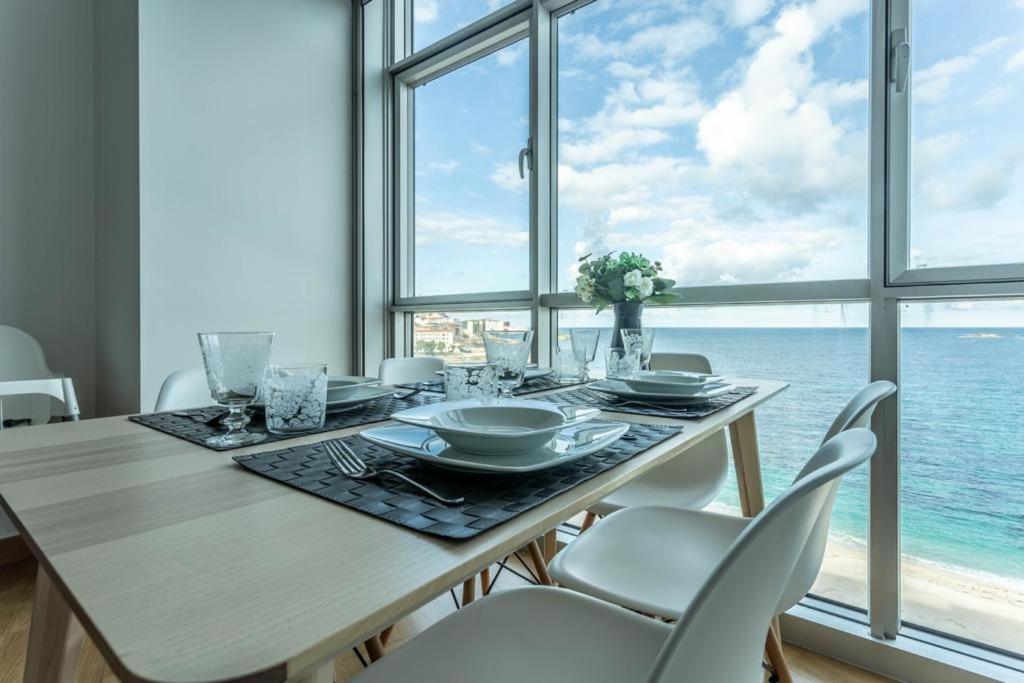 Ferienwohnung Vivienda Con Increibles Vistas A La Playa De Riazor A Coruña Exterior foto